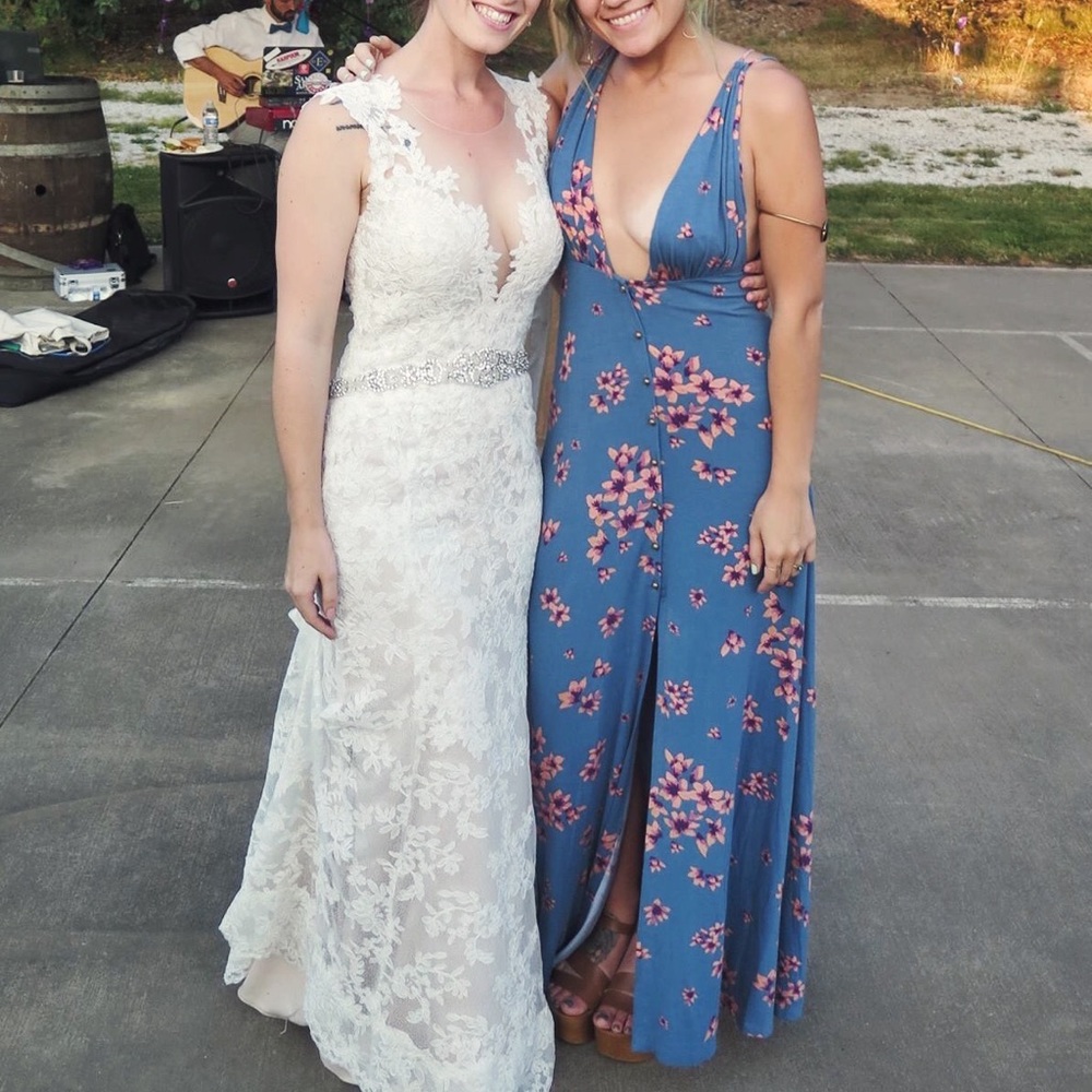 Free People Button Maxi Dress